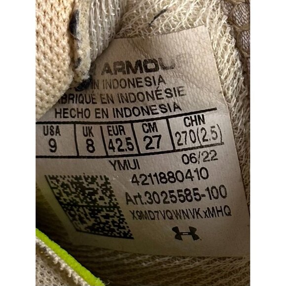 Under Armour Brice Harper 7 Elite TPU Baseball Cleats Mens Size 9 White and Gold - Picture 9 of 9